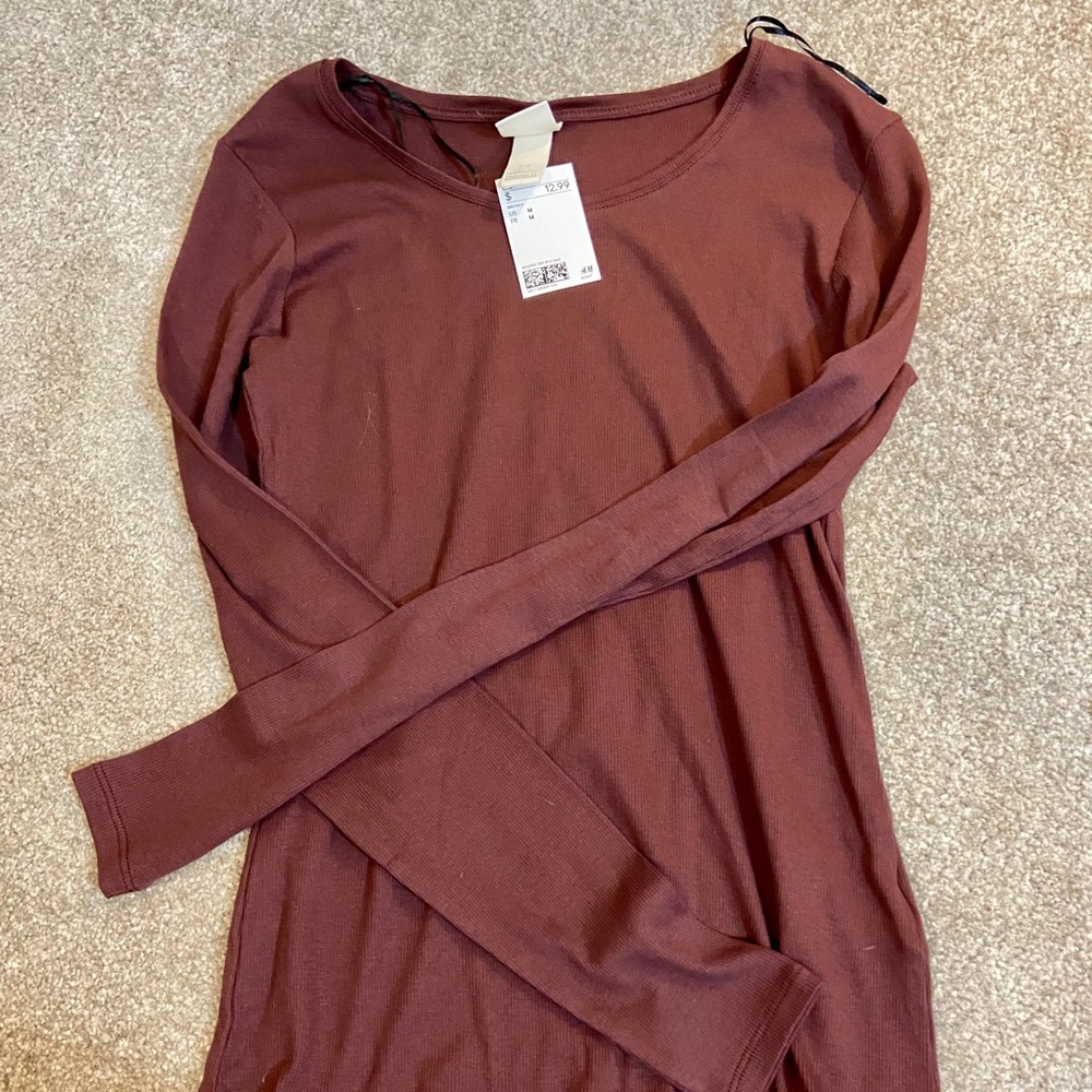 Long sleeve fitted shirt